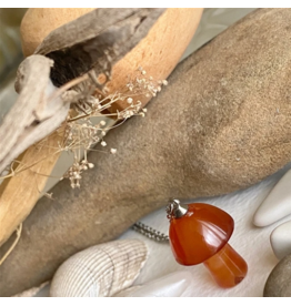 PIKA & BEAR BOLETE PENDANT NECKLACE