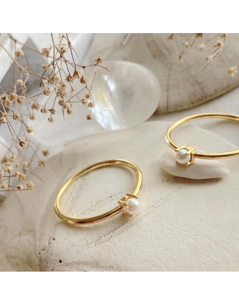 PIKA & BEAR COYO RING  GOLD VERMEIL