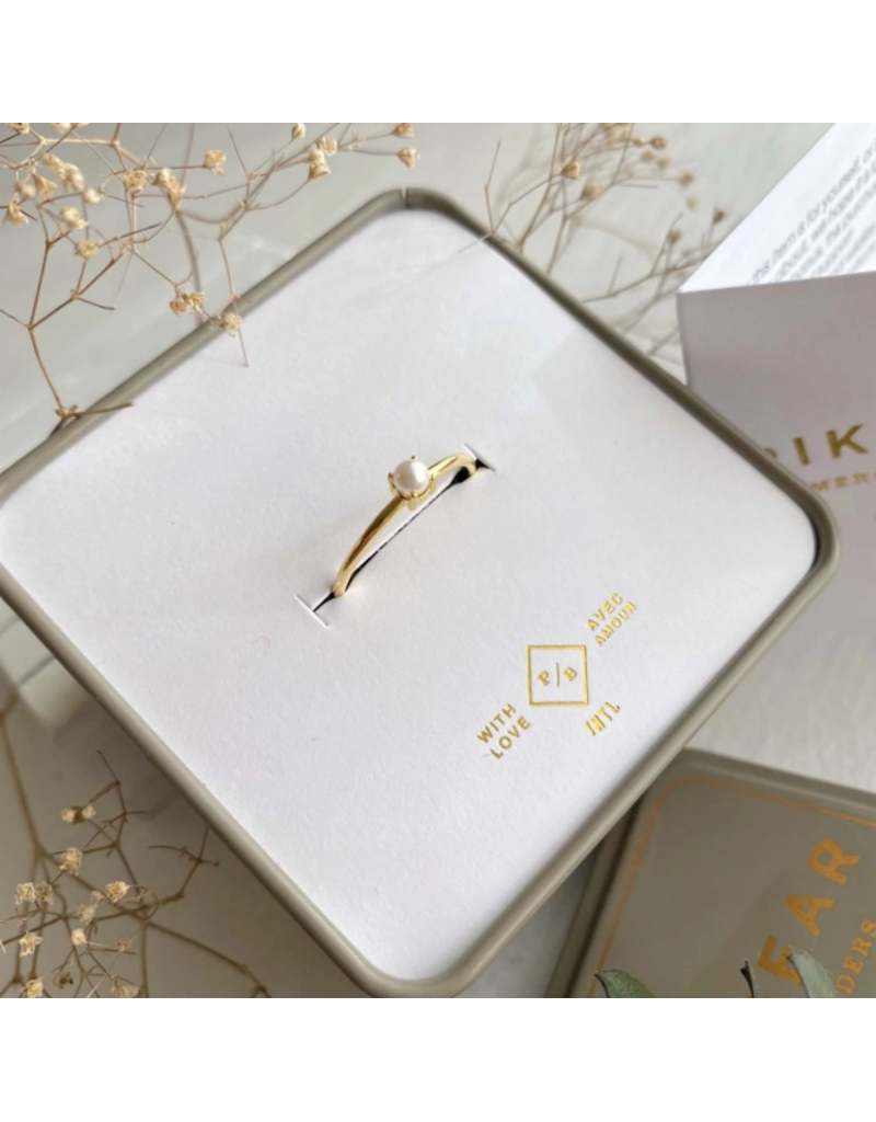 PIKA & BEAR COYO RING  GOLD VERMEIL