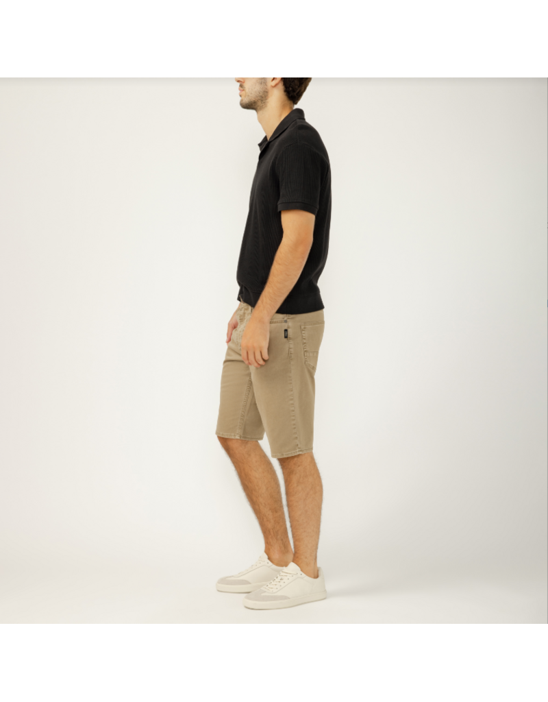 SILVER JEANS ZAC SHORT - DARK TAUPE - 12"