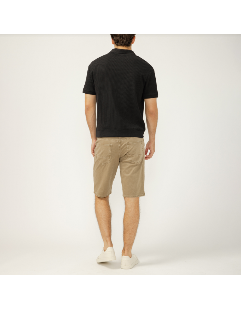 SILVER JEANS ZAC SHORT - DARK TAUPE - 12"