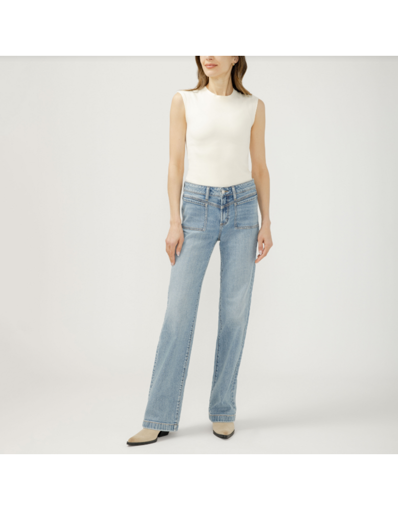 SILVER JEANS AVERY TROUSER -  WANDERLUST - 33" LEG