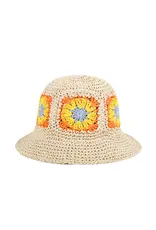 THE PATHZ SUMMER VIBES CROCHET STRAW HAT