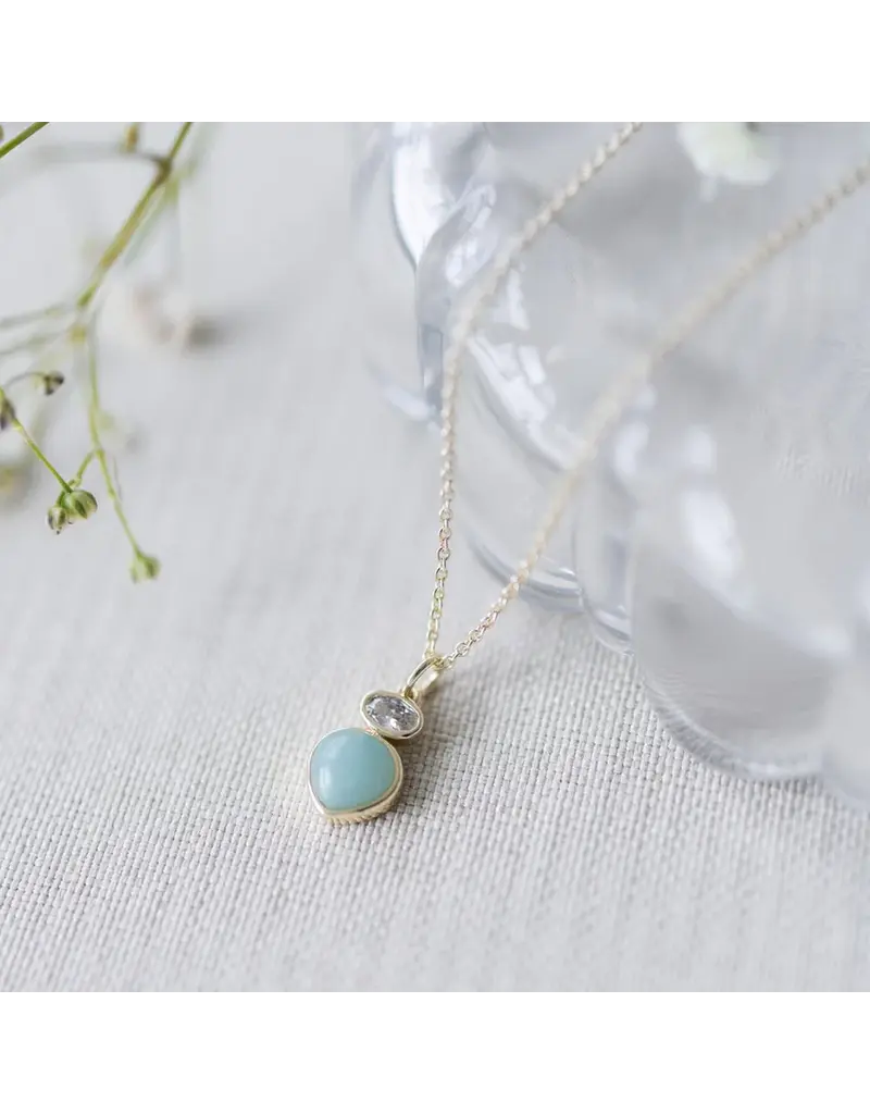 GLEE ANASTASIA NECKLACE  CLEAR