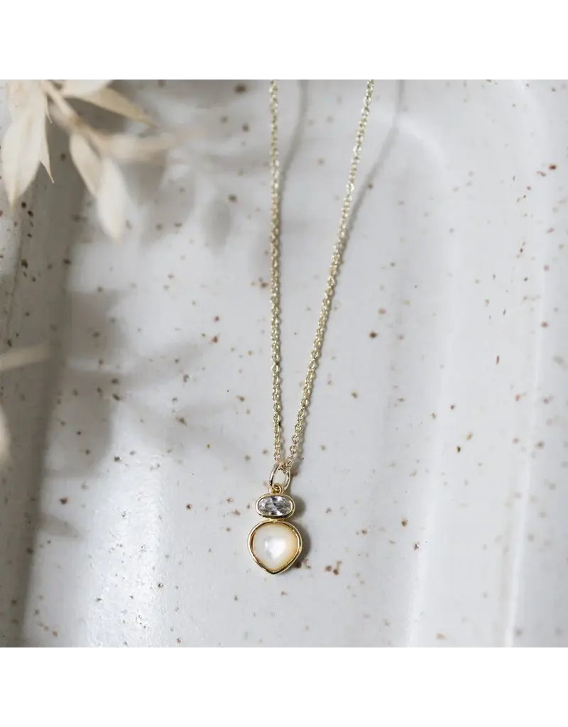GLEE ANASTASIA NECKLACE  CLEAR