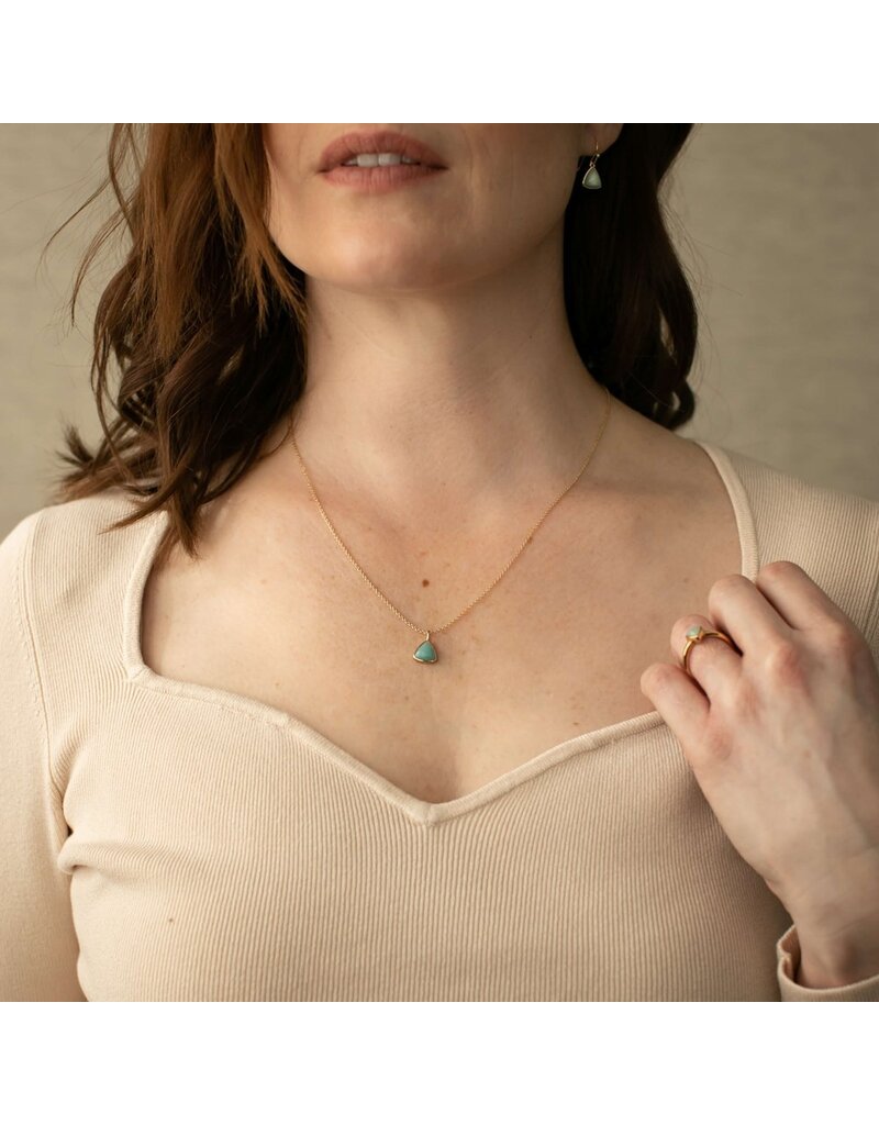 GLEE ELSIE NECKLACE - AMAZONITE