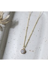 GLEE LUSTER NECKLACE - CLEAR