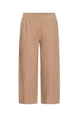 FALAKKA LINEN BLND - CROP PANTS BROWN
