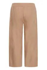 FALAKKA LINEN BLND - CROP PANTS BROWN