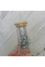 DIYXE GLASS JAR w/BAMBOO LID