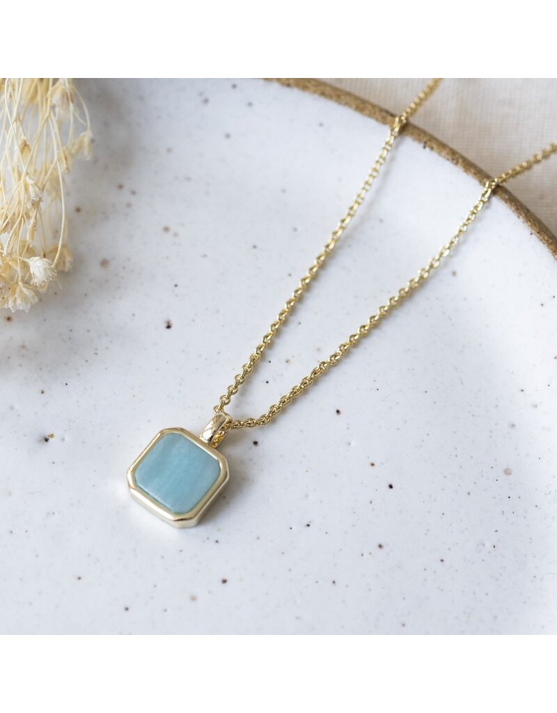 GLEE FLORENCE SQUARE NECKLACE