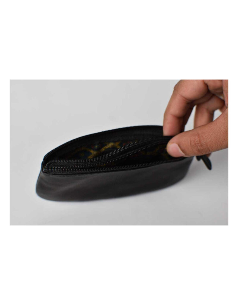 DOUBLE ZIP CHANGE PURSE - 4116-9