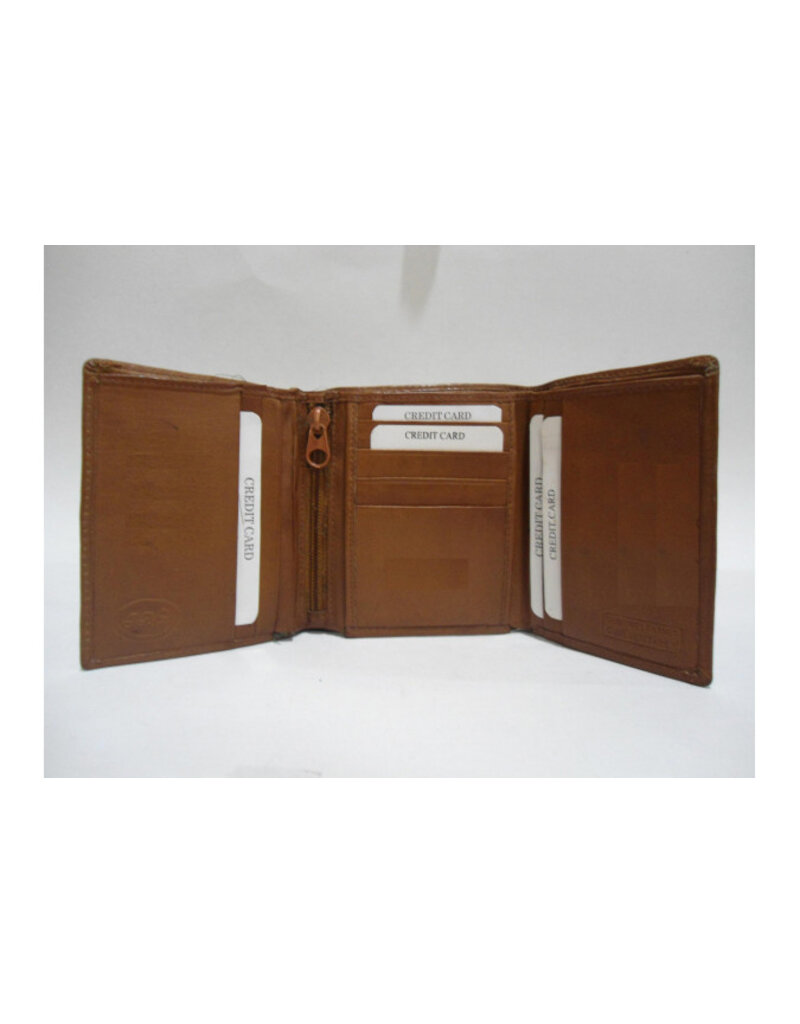 MENS RFID WALLET - RUST - 96001-5