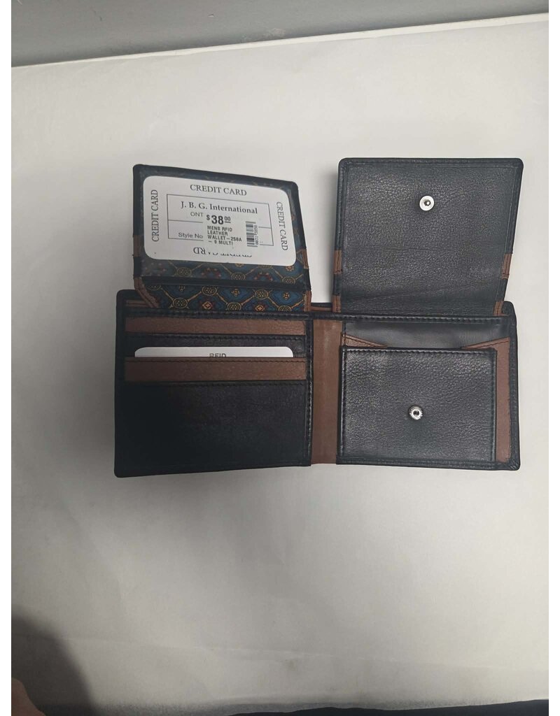 MENS RFID LEATHER WALLET-258A - 9