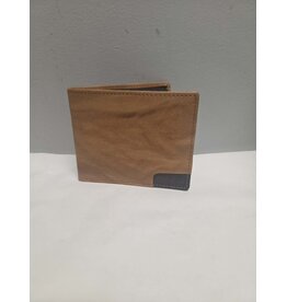 MENS RFID BRUSHED LEATHER SLIMFOLD - 1007B-9S