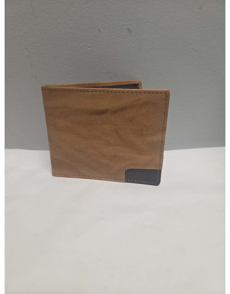 MENS RFID BRUSHED LEATHER SLIMFOLD - 1007B-9S
