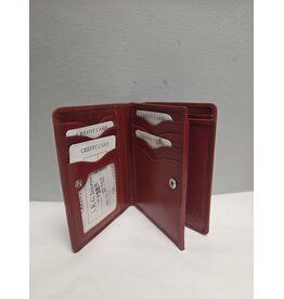 RFID WALLET - RED - 7224