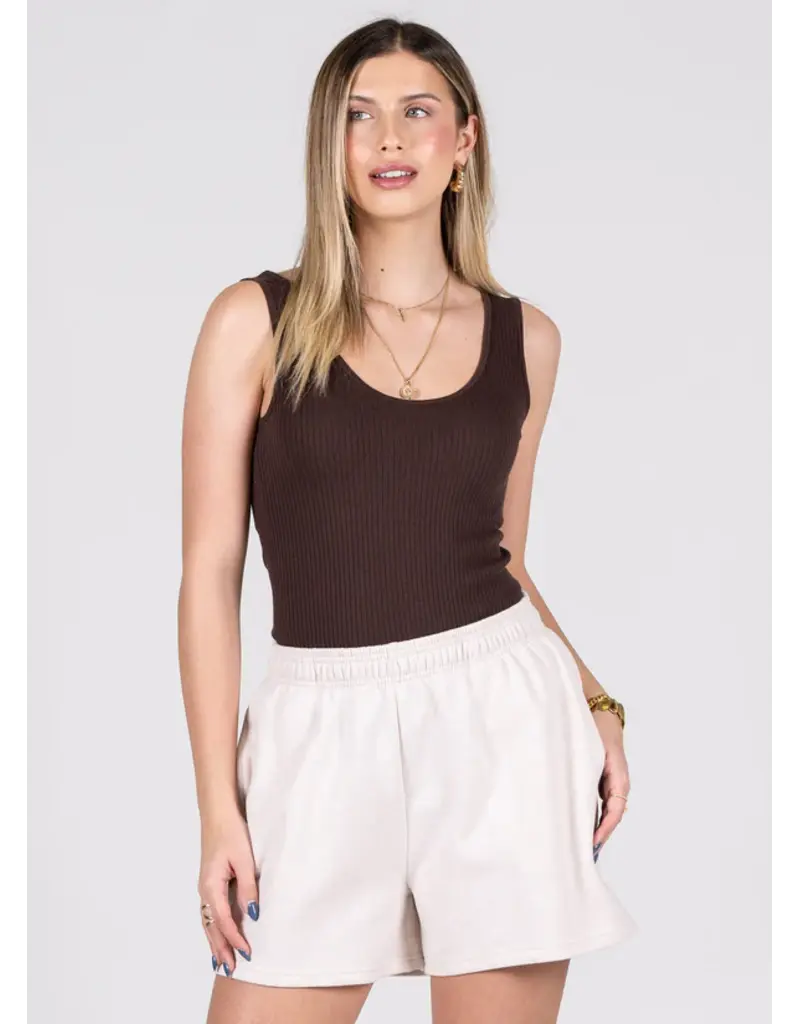 C'EST MOI SEAMLESS RIB TANK - ONE SIZE - 1212