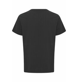 BLEND DINTON LOGO BLACK TEE - COTTON BLEND