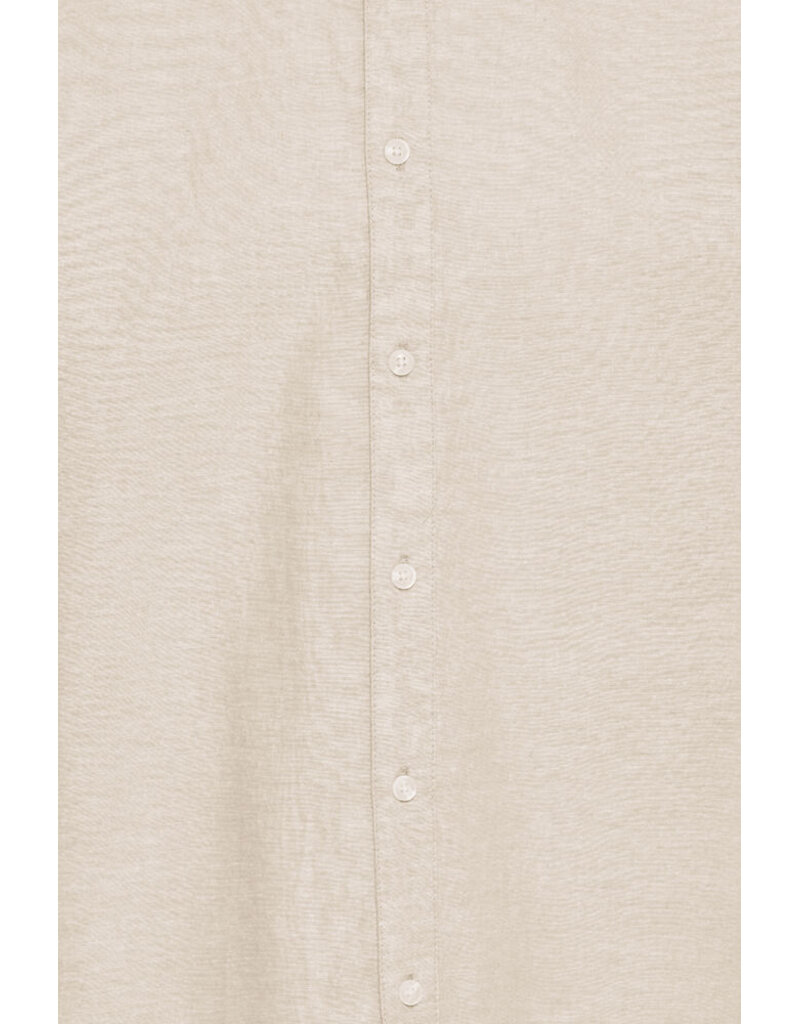 BLEND ABAN BUTTON UP SHIRT - SOLID - COTTON/LINEN