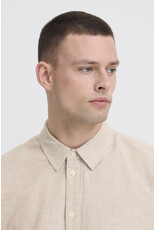 BLEND ABAN BUTTON UP SHIRT - SOLID - COTTON/LINEN