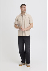 BLEND ABAN BUTTON UP SHIRT - SOLID - COTTON/LINEN