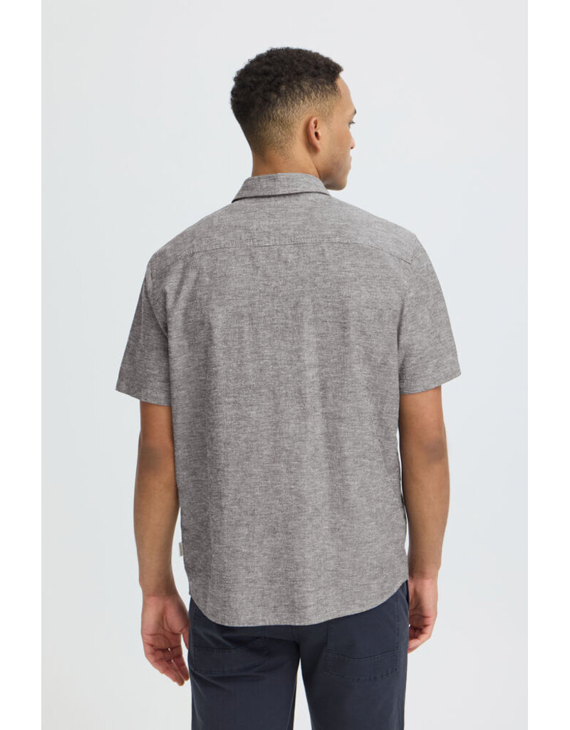 BLEND ABAN BUTTON UP SHIRT - SOLID - COTTON/LINEN