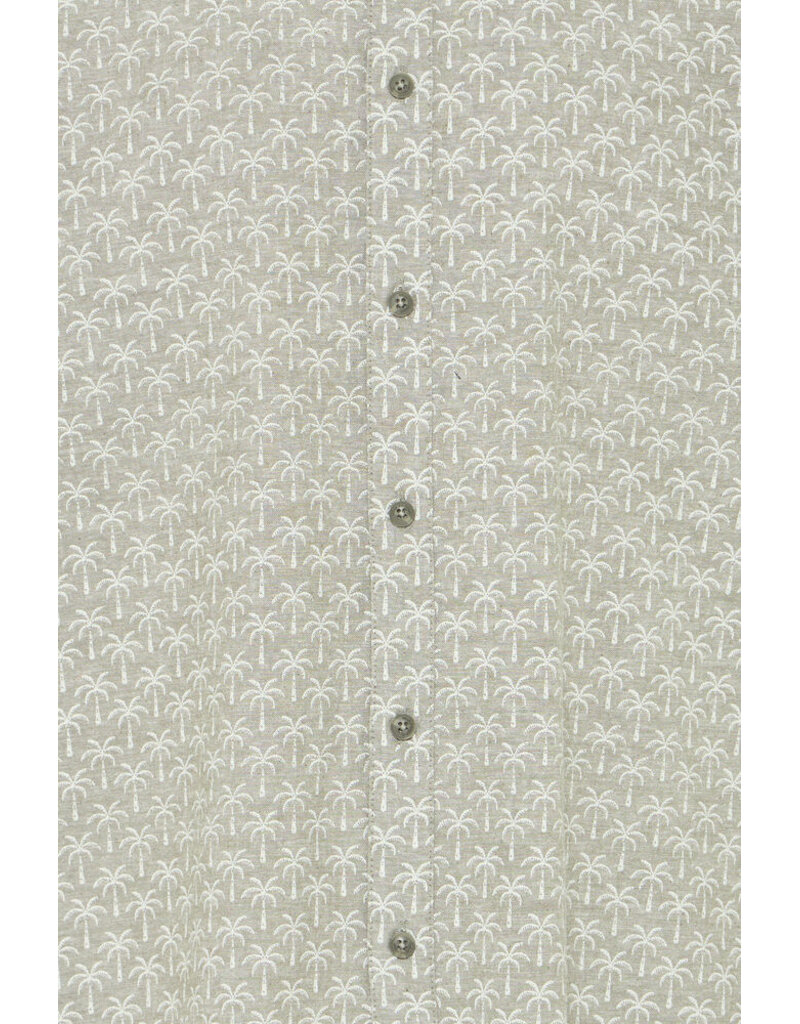 BLEND ABAN BUTTON UP SHIRT - PATTERN - COTTON/LINEN
