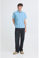 BLEND ABAN BUTTON UP SHIRT - PATTERN - COTTON/LINEN