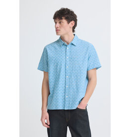 BLEND ABAN BUTTON UP SHIRT - PATTERN - COTTON/LINEN