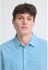 BLEND ABAN BUTTON UP SHIRT - PATTERN - COTTON/LINEN
