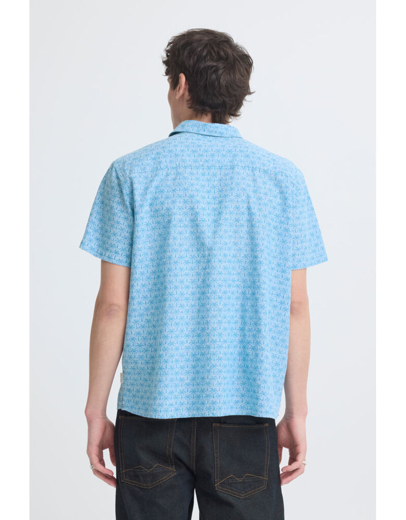 BLEND ABAN BUTTON UP SHIRT - PATTERN - COTTON/LINEN