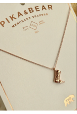 PIKA & BEAR DOLLY COWBOY BOOT CHARM NECKLACE