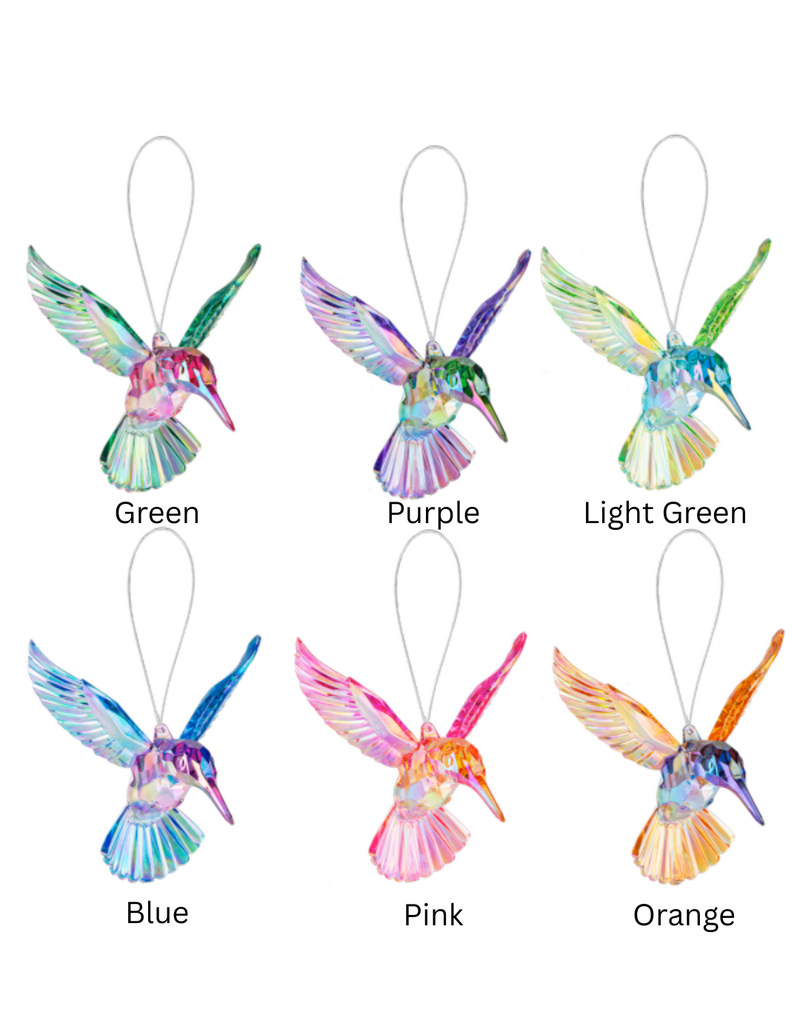 4.5" SHIMMER HUMMINGBIRDS
