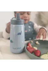 NOUKA FLIP-TOP STRAW DRINKING BOTTLE - 14OZ