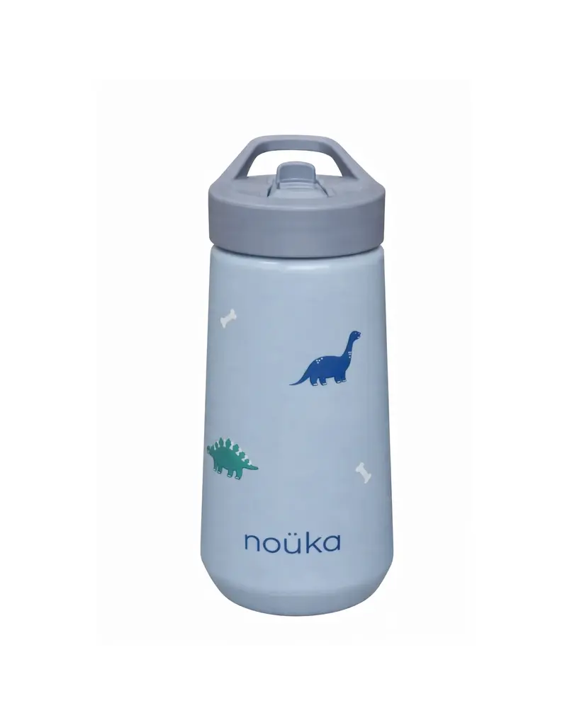NOUKA FLIP-TOP STRAW DRINKING BOTTLE - 14OZ