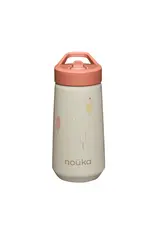 NOUKA FLIP-TOP STRAW DRINKING BOTTLE - 14OZ