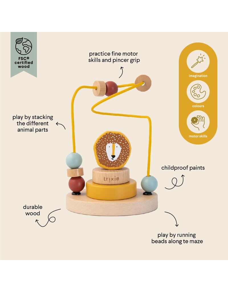 TRIXIE WOODEN BEADS MAZE