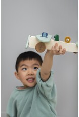 TRIXIE WOODEN ANIMAL AIRPLANE