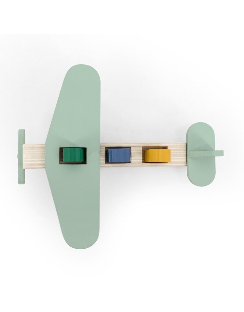 TRIXIE WOODEN ANIMAL AIRPLANE