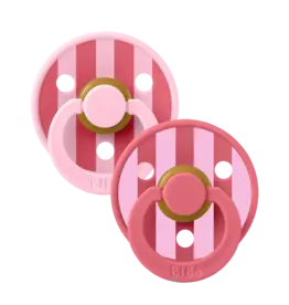 BIBS BIBS LATEX PACIFIER - 2PK - SIZE 2 (6-18 MONTH)
