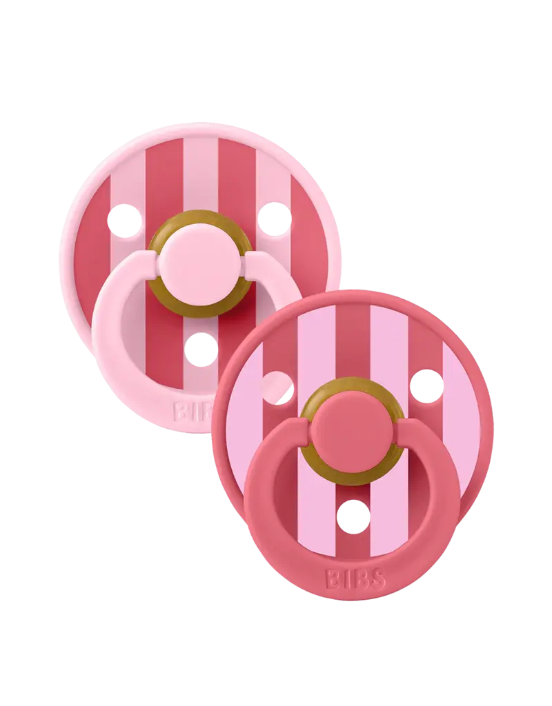 BIBS BIBS LATEX PACIFIER - 2PK - SIZE 2 (6-18 MONTH)
