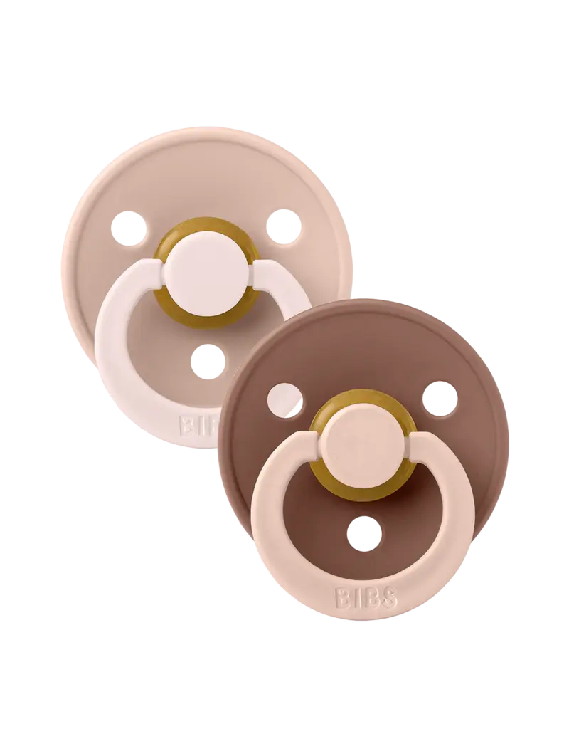 BIBS BIBS LATEX PACIFIER - 2PK - SIZE 2 (6-18 MONTH)
