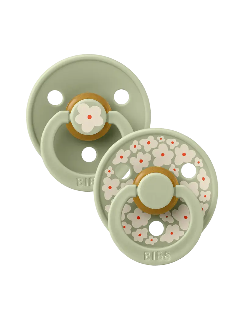 BIBS BIBS LATEX PACIFIER - 2PK - SIZE 2 (6-18 MONTH)