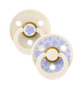 BIBS BIBS LATEX PACIFIER - 2PK - SIZE 1 (0 - 6 MONTHS)