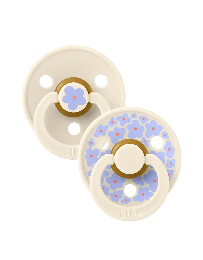 BIBS BIBS LATEX PACIFIER - 2PK - SIZE 1 (0 - 6 MONTHS)