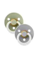 BIBS BIBS LATEX PACIFIER - 2PK - SIZE 1 (0 - 6 MONTHS)