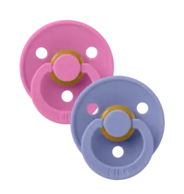 BIBS BIBS LATEX PACIFIER - 2PK - SIZE 1 (0 - 6 MONTHS)
