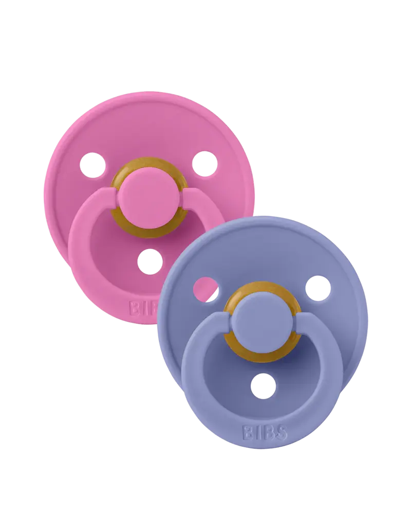 BIBS BIBS LATEX PACIFIER - 2PK - SIZE 1 (0 - 6 MONTHS)