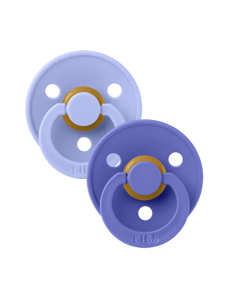 BIBS BIBS LATEX PACIFIER - 2PK - SIZE 1 (0 - 6 MONTHS)